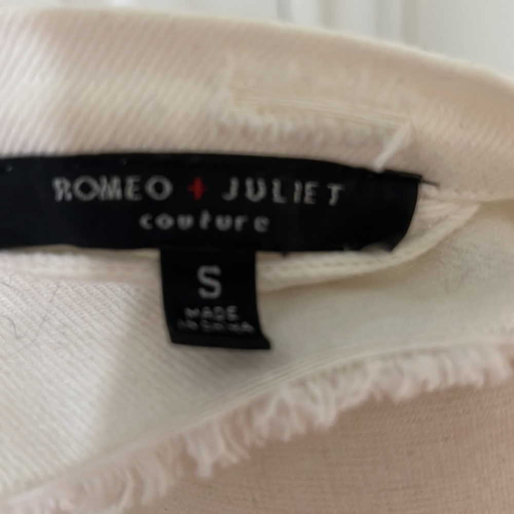 Romeo and Juliet Couture Distressed Denim Jacket - Picture 7 of 8